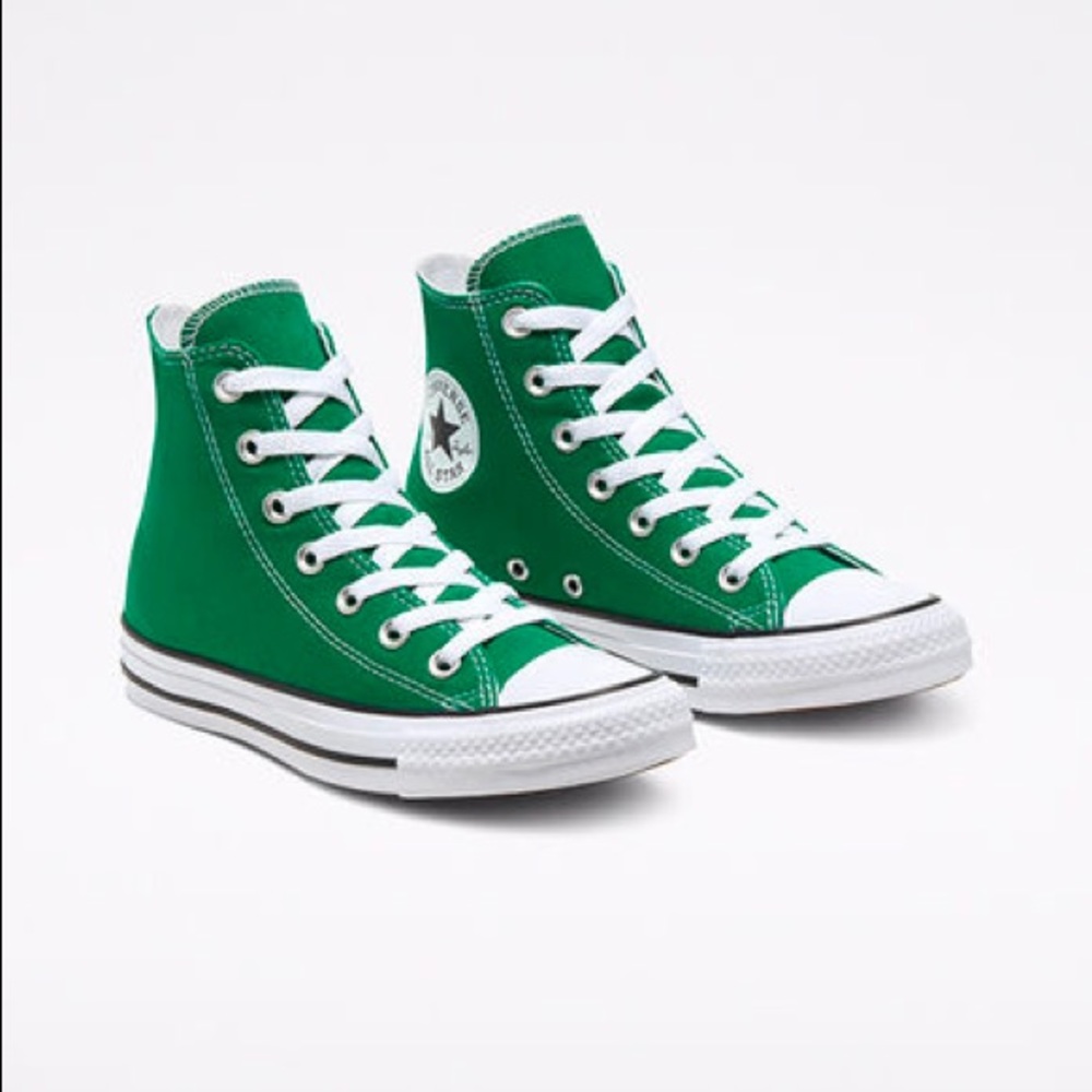 Converse All Star Classic Green Hi Top Sneakers